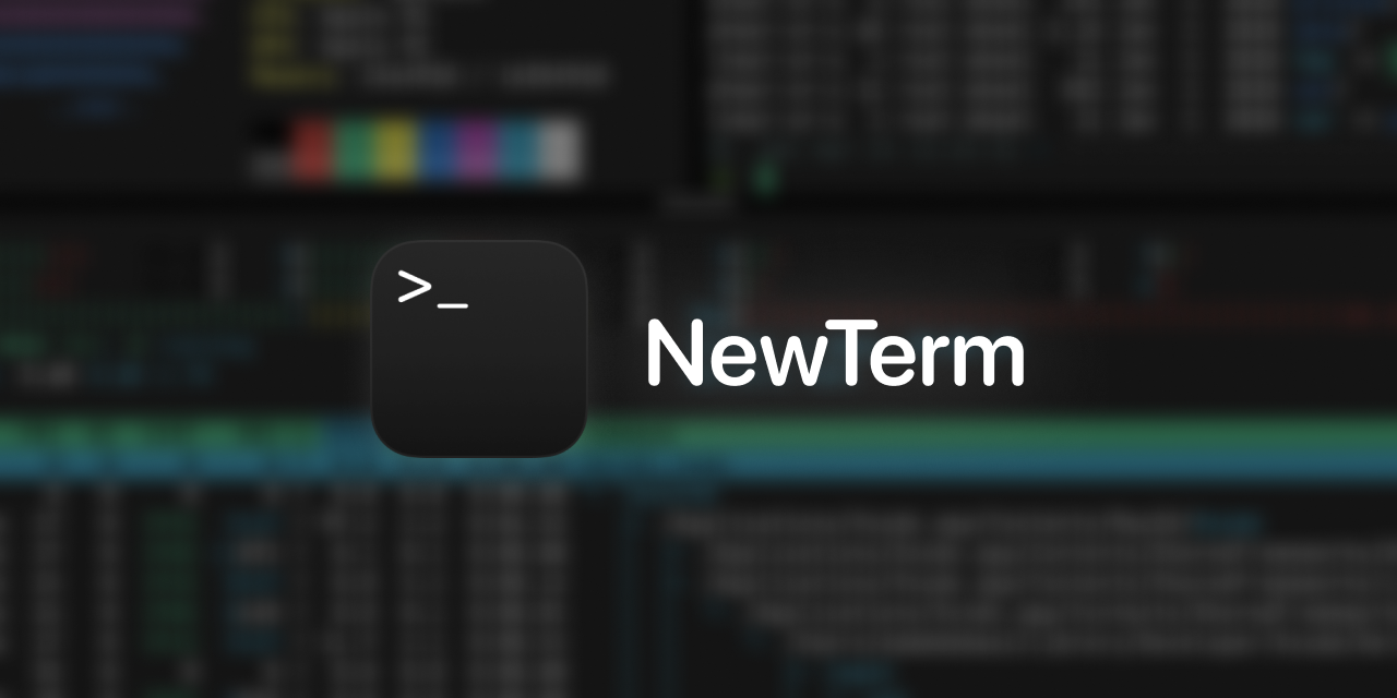 GitHub hbang/NewTerm NewTerm is a terminal emulator app with first