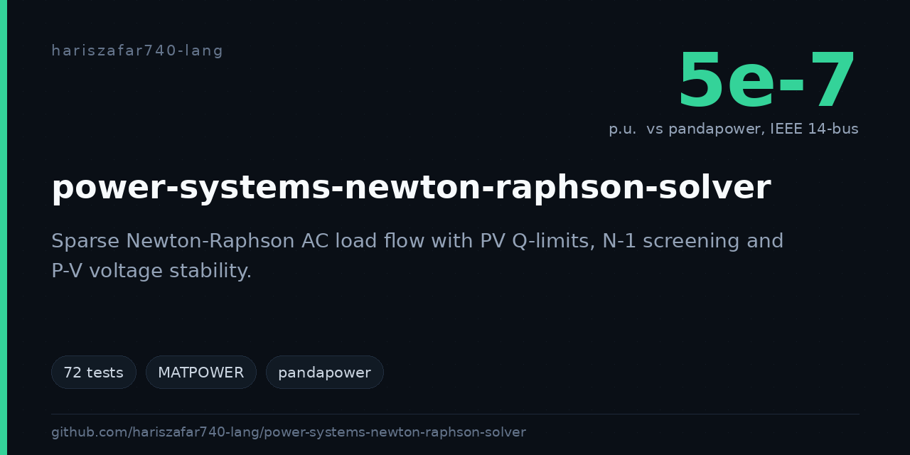 power-systems-newton-raphson-solver