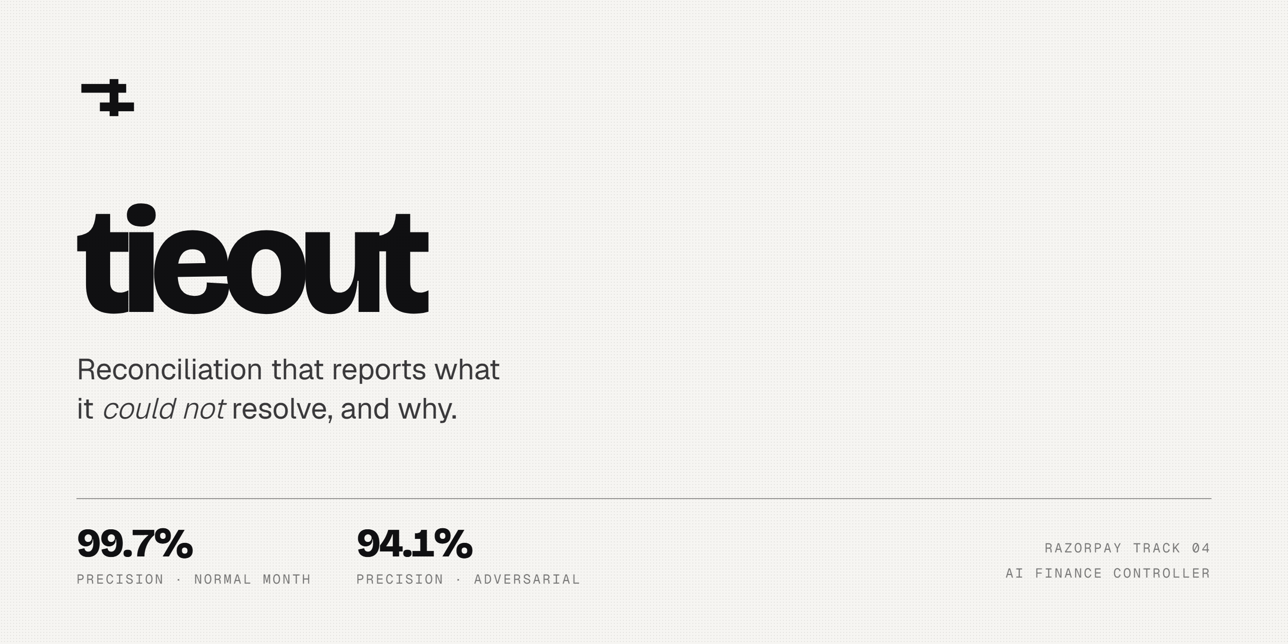 tieout