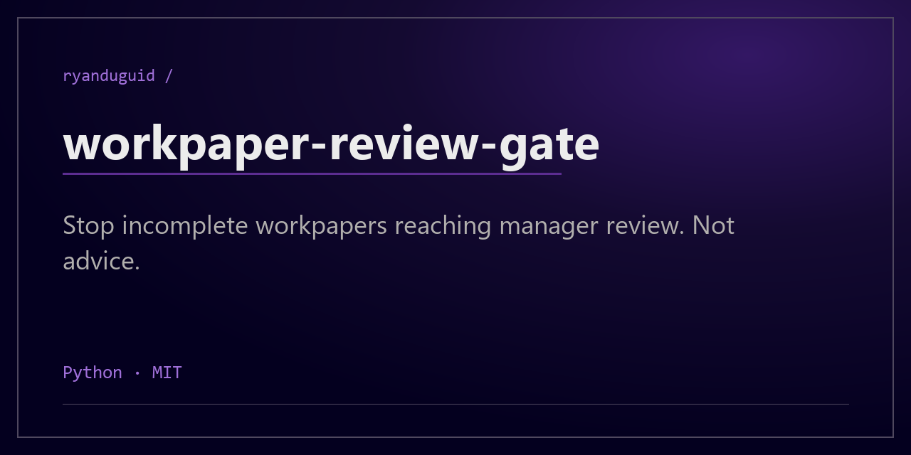 workpaper-review-gate