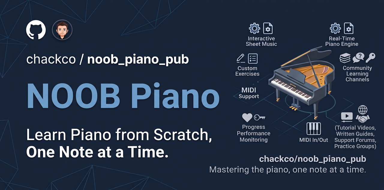 NooB Piano Banner