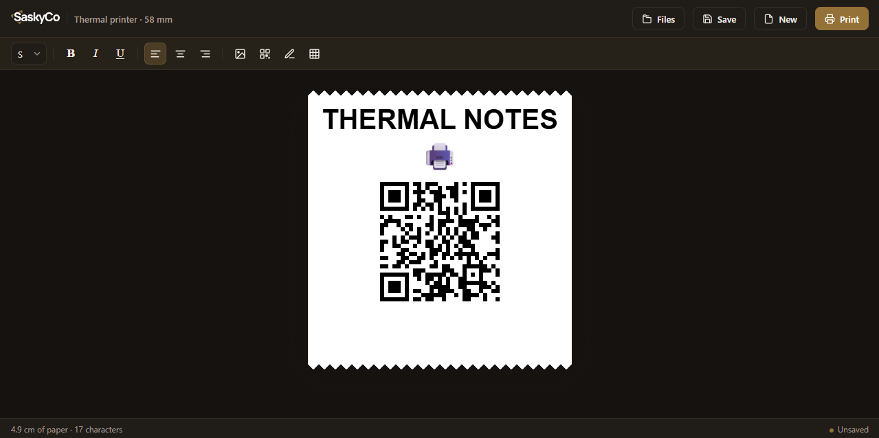 thermal-notes
