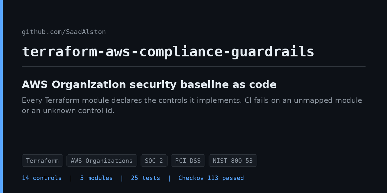 terraform-aws-compliance-guardrails