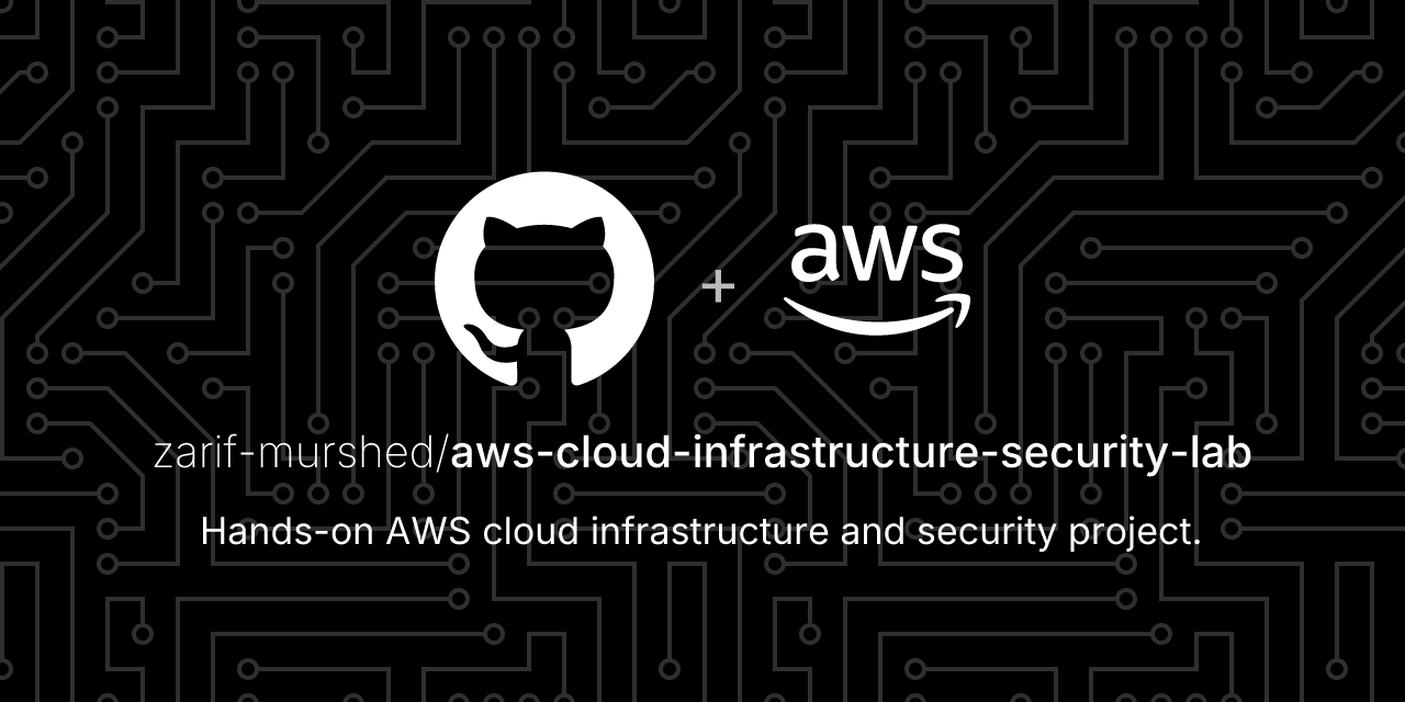 aws-cloud-infrastructure-security-lab