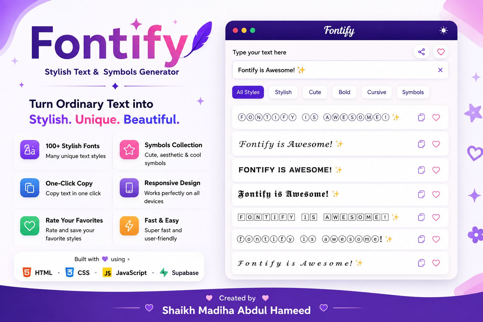 Fontify