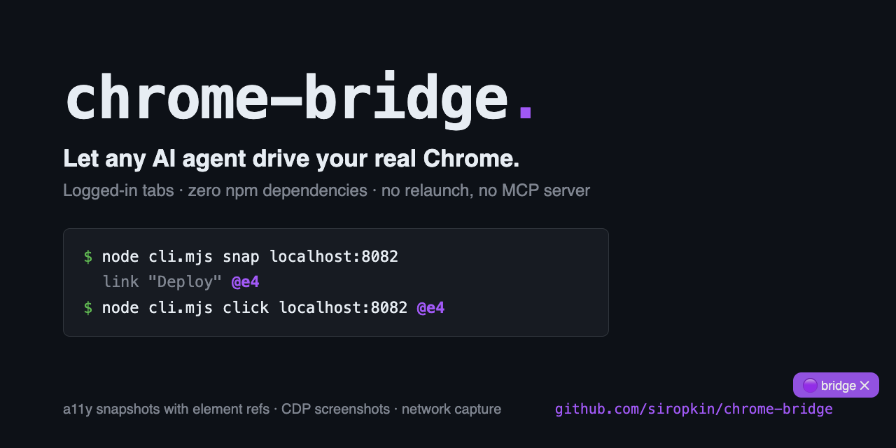 chrome-bridge