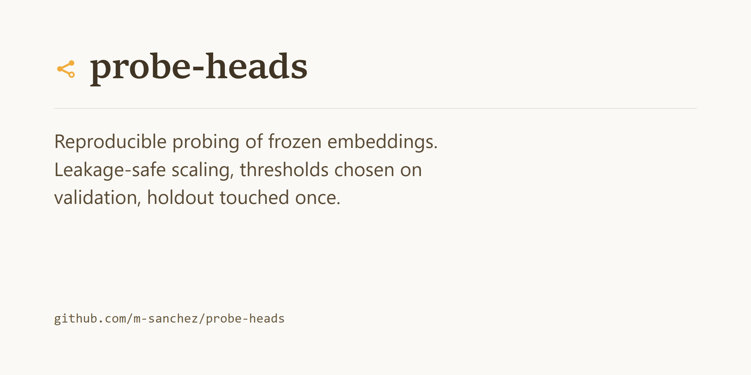 probe-heads