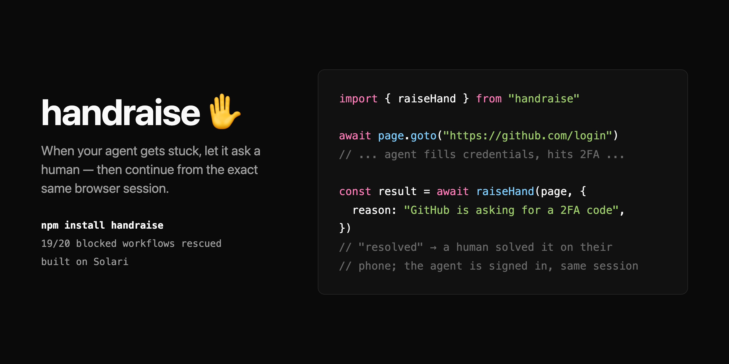 handraise