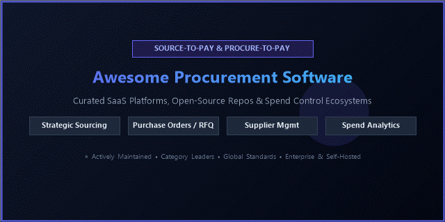 Awesome-Procurement-Software