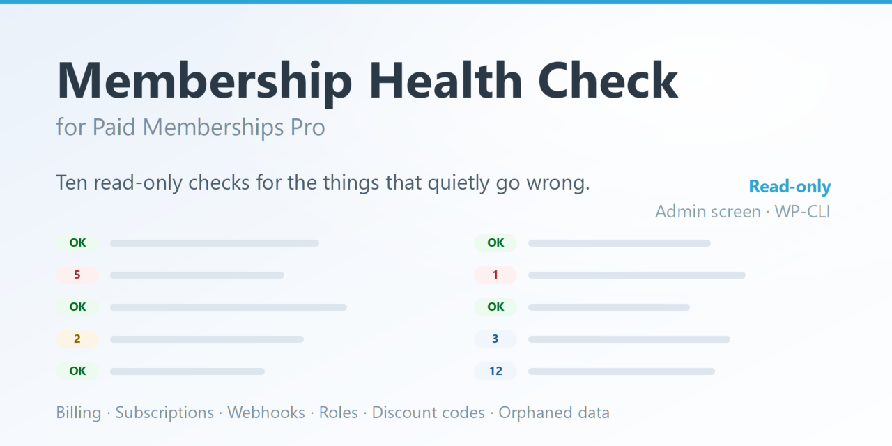 membership-health-check-for-paid-memberships-pro