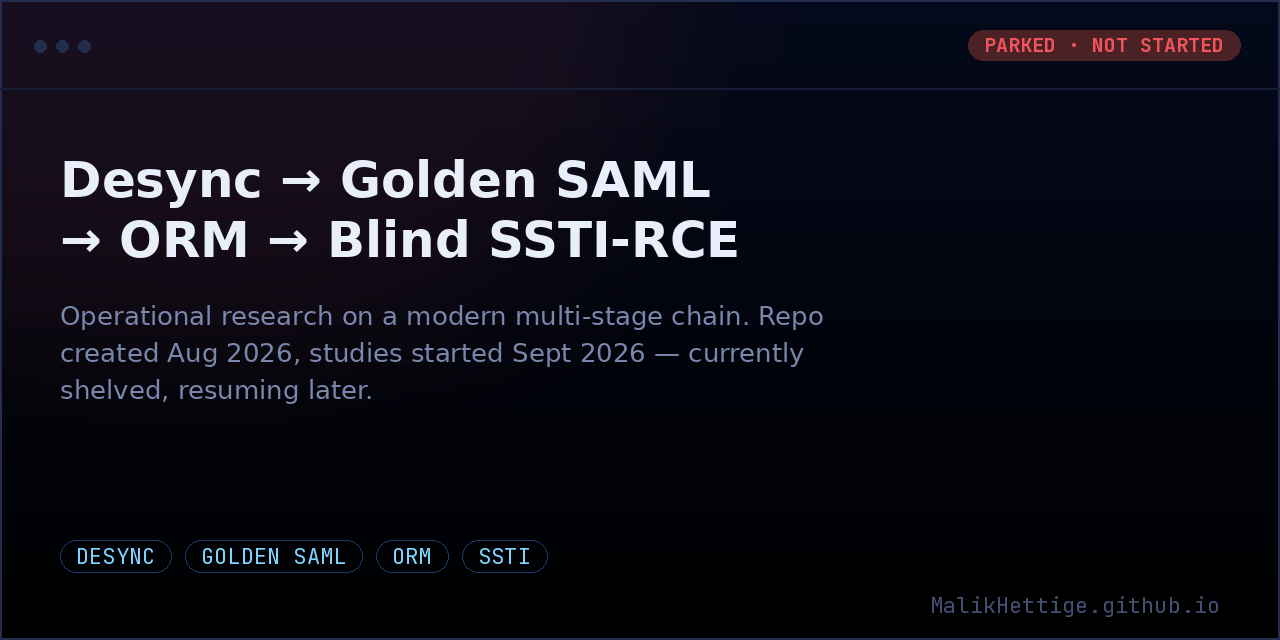 desync-saml-orm-ssti-chain