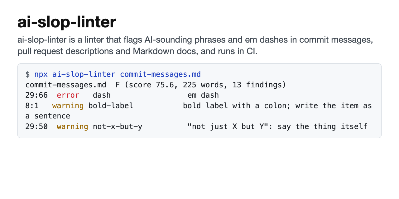 ai-slop-linter