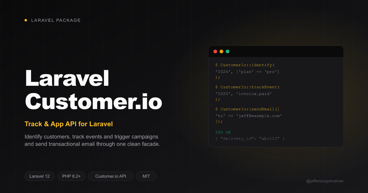 laravel-customer-io