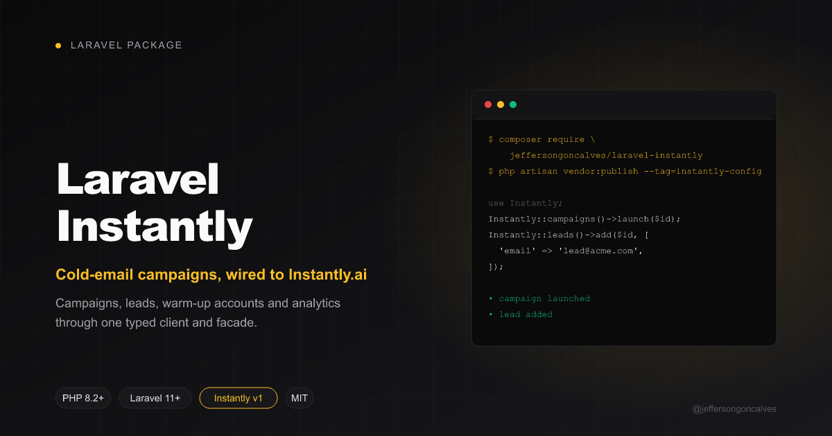 laravel-instantly