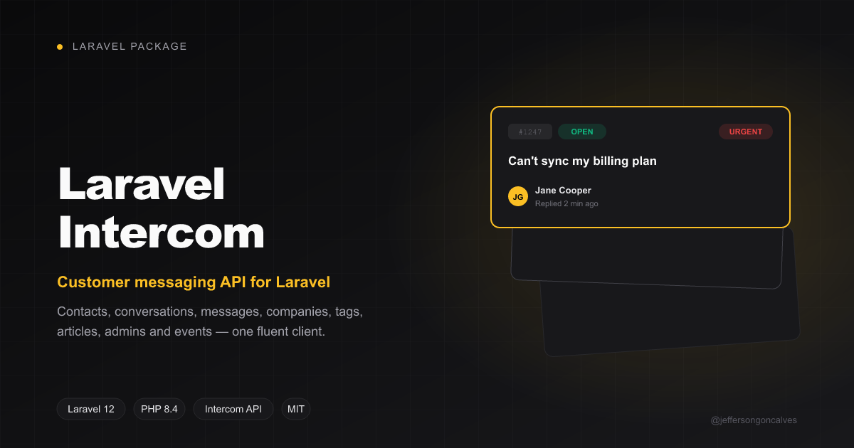 laravel-intercom