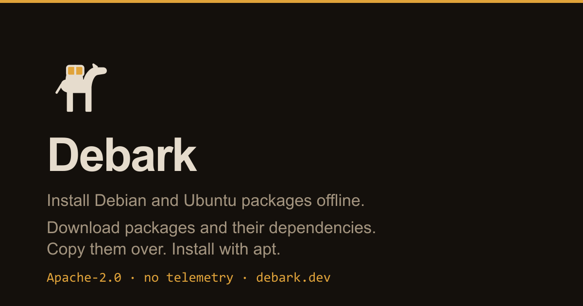 debark
