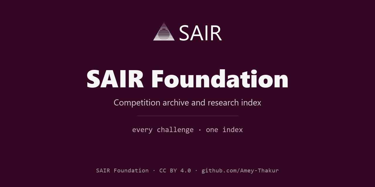 SAIR-FOUNDATION-FOR-SCIENCE-AND-AI-RESEARCH