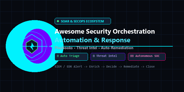 Awesome-Security-Orchestration-Automation-n-Response