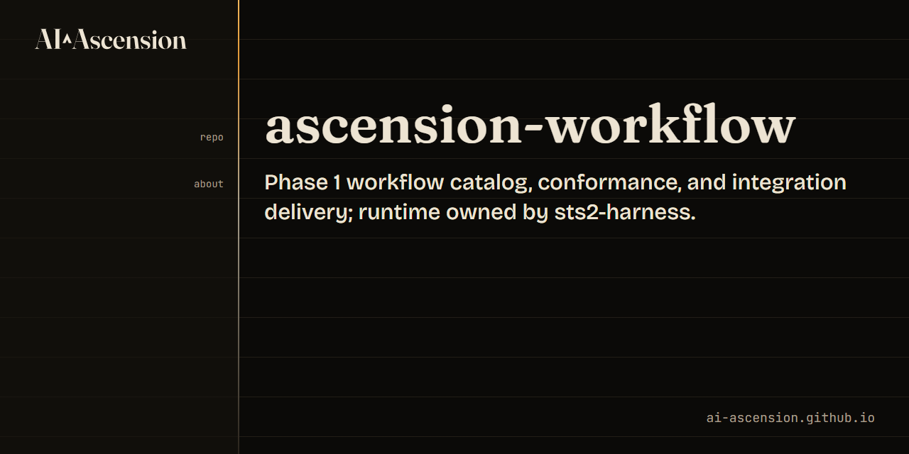 ascension-workflow