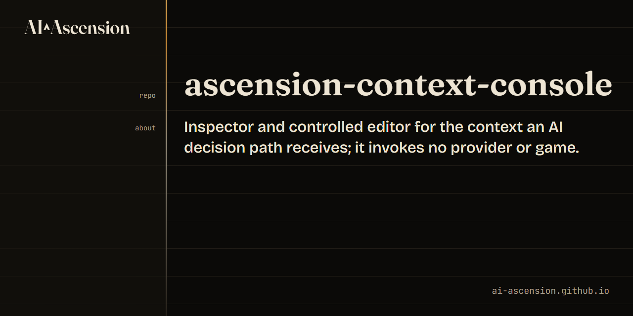ascension-context-console