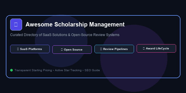Awesome-Scholarship-Management