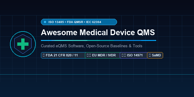 Awesome-Medical-Device-QMS