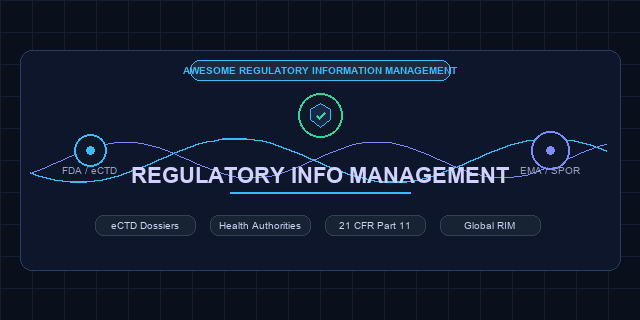 Awesome-Regulatory-Information-Management