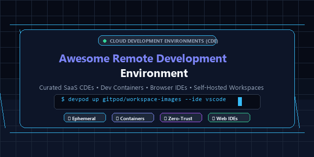 Awesome-Remote-Development-Environment