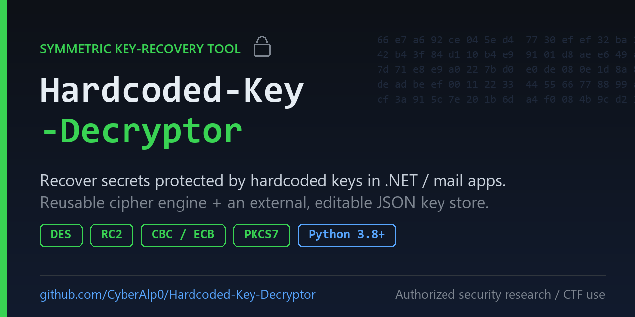 Hardcoded-Key-Decryptor
