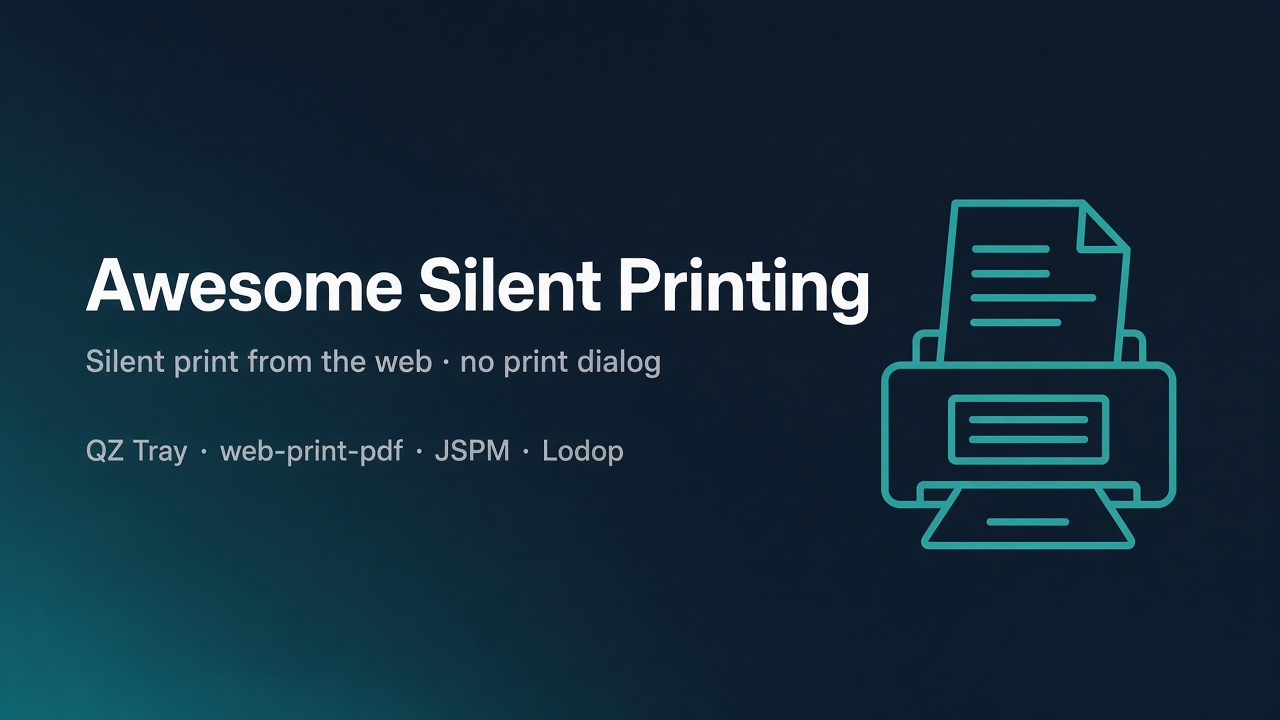 awesome-silent-printing