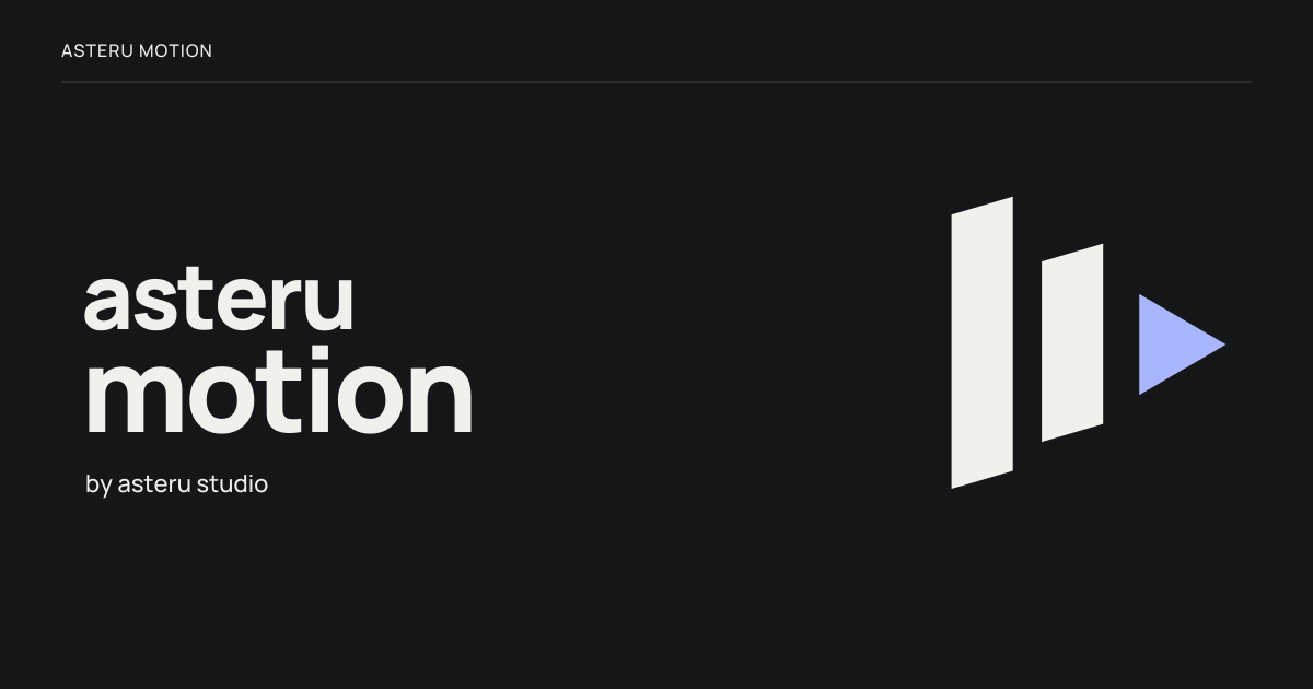 asteru-motion-community