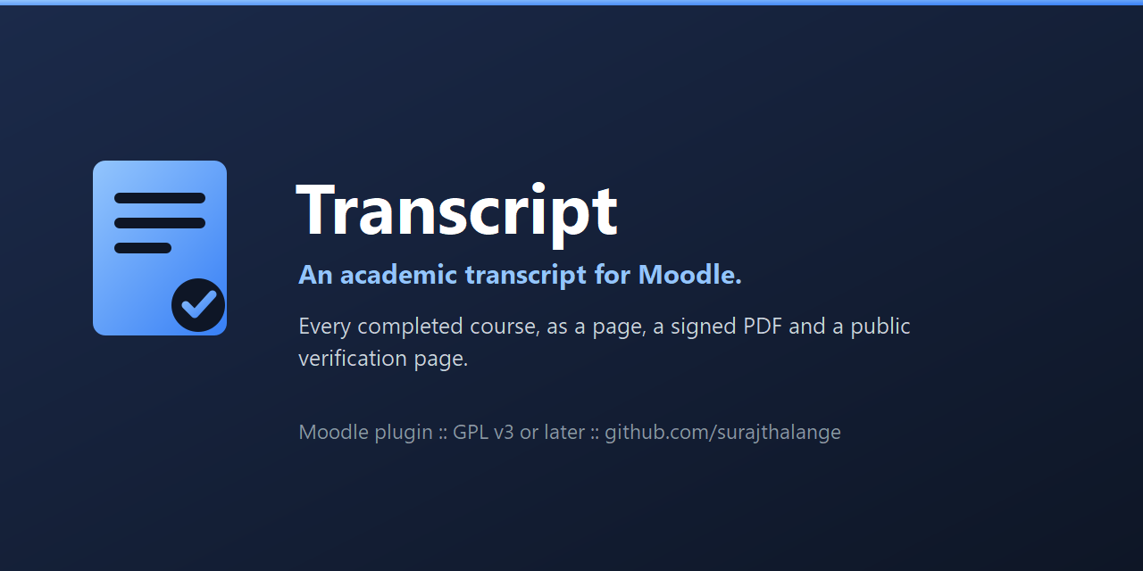 moodle-report_transcript