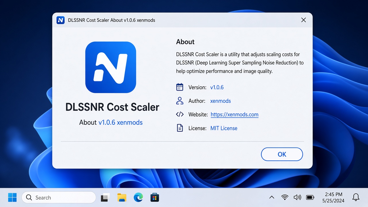 DLSSNR-Cost-Scaler