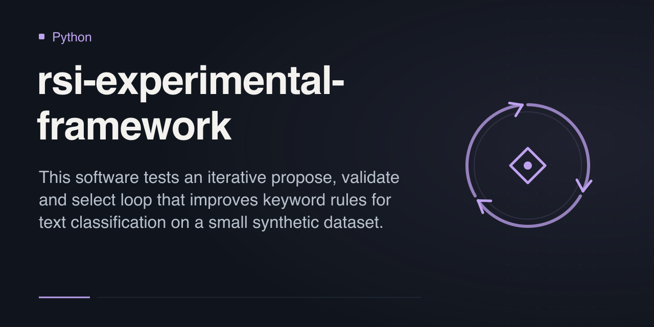 rsi-experimental-framework