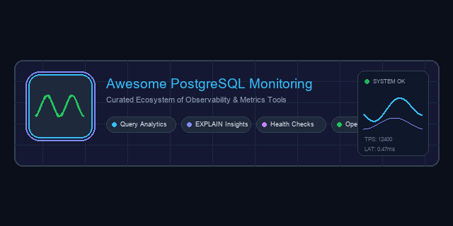 Awesome-Postgresql-Monitoring