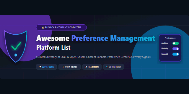 Awesome-Preference-Management-Platform