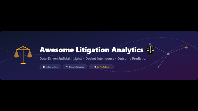 Awesome-Litigation-Analytics