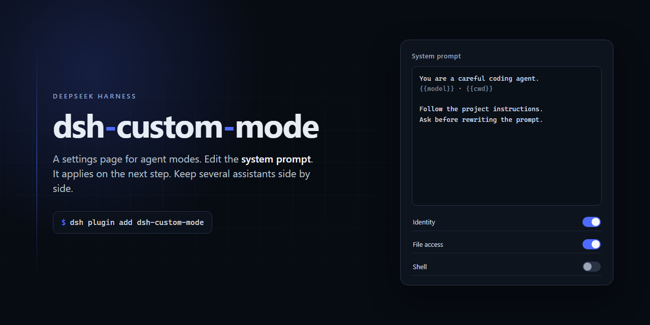 dsh-custom-mode