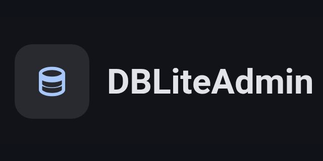 DBLiteAdmin