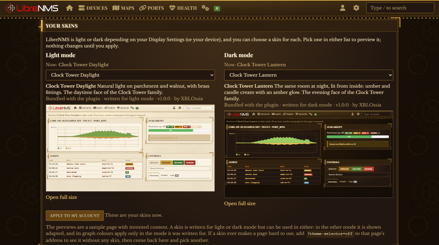 librenms-theme-selector