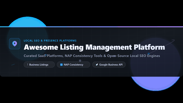 Awesome-Listing-Management-Platform