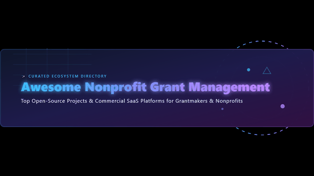 Awesome-Nonprofit-Grant-Management
