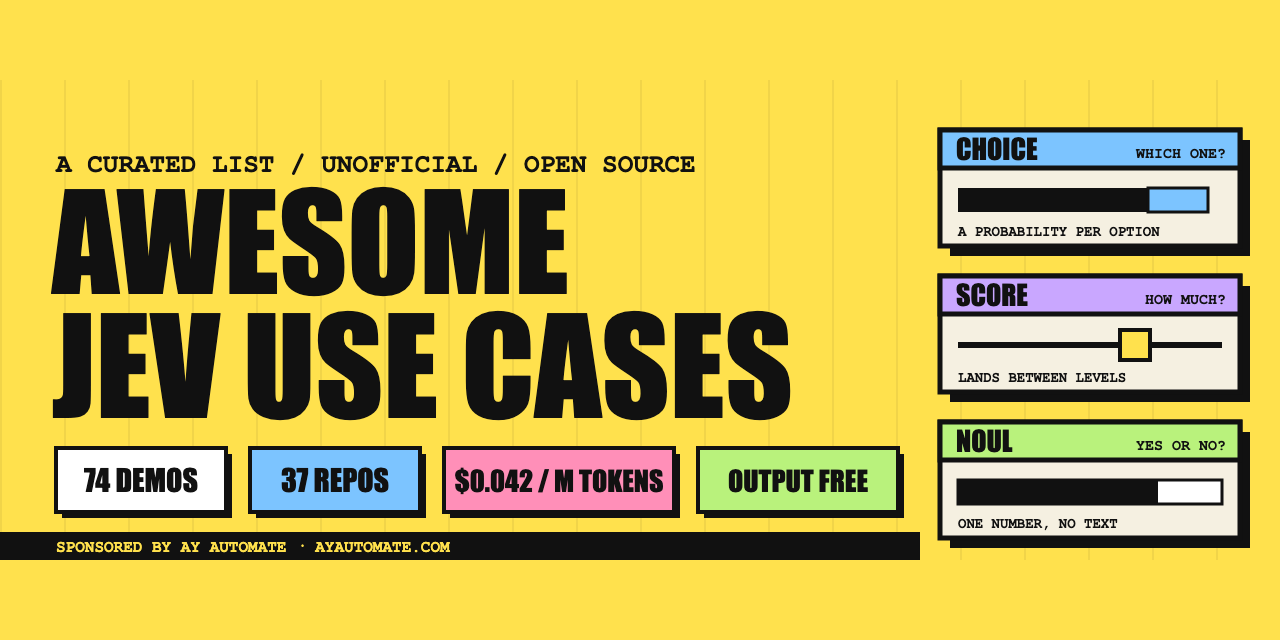 awesome-jev-use-cases
