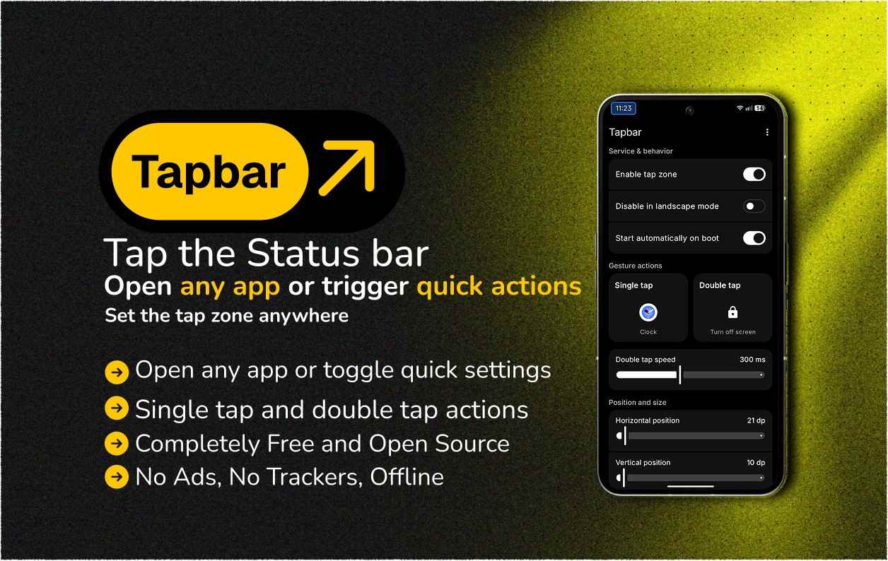 Tapbar
