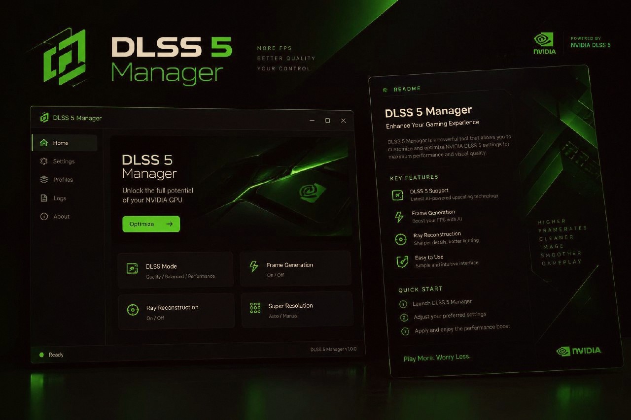 GitHub - Shieldpeoutfit/DLSS-5-Swapper-Manager: 💚 Simplify DLSS 5 ...