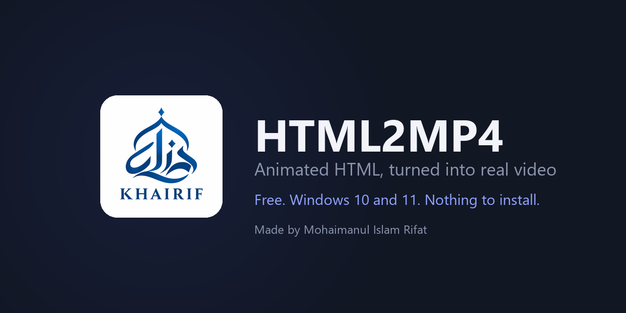 HTML2MP4
