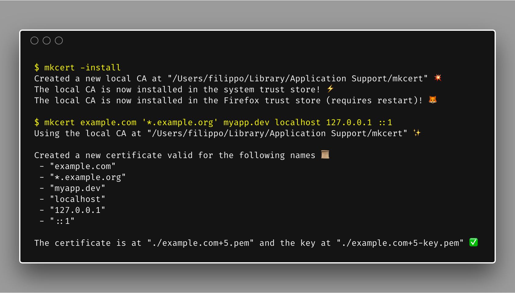 Installation of root CA for OpenSSL · Issue #295 · FiloSottile/mkcert