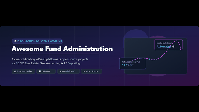Awesome-Fund-Administration-Platform