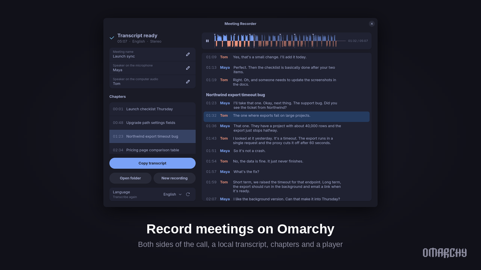 omarchy-meeting-recorder