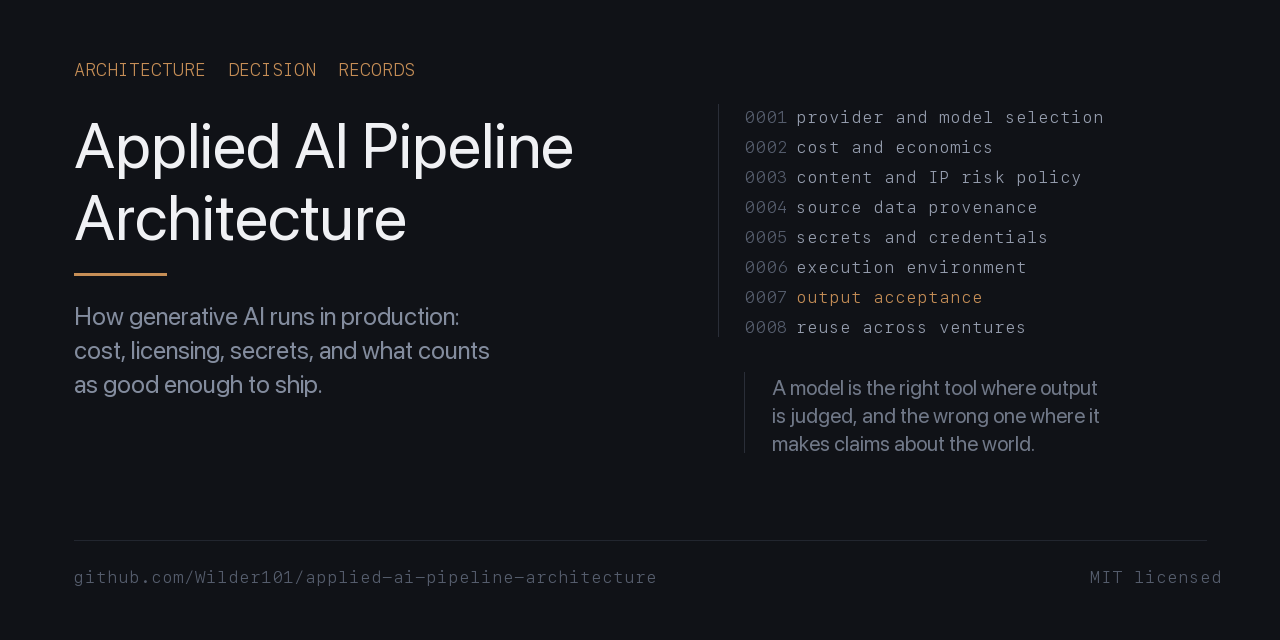 applied-ai-pipeline-architecture